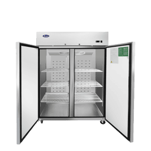 MBF8002GR — 52"-Wide Top Mount Solid 2-Door S/S Reach-in Freezer