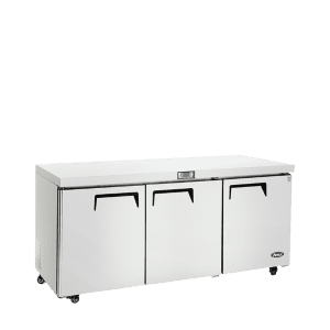 MGF8404GR — 72″ Triple-Door Undercounter S/S Refrigerator