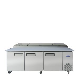 ATOSA MPF8203GR — 93" Refrigerated Pizza Prep Table