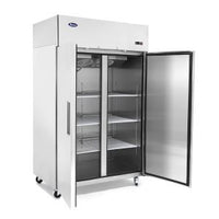 MBF8005GR — 52"-Wide Top Mount Solid  2-Door S/S Reach-in Refrigerator