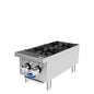 ACHP-2 Heavy-Duty Countertop 12" Hotplate Range, Gas