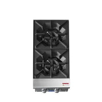 ACHP-2 Heavy-Duty Countertop 12" Hotplate Range, Gas