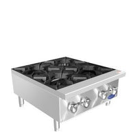 ACHP-4 Heavy-Duty Countertop 24" Hotplate Range, Gas