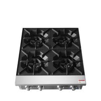 ACHP-4 Heavy-Duty Countertop 24" Hotplate Range, Gas