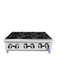 ACHP-6 Heavy-Duty Countertop 36" Hotplate Range, Gas