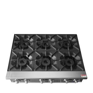 ACHP-6 Heavy-Duty Countertop 36" Hotplate Range, Gas