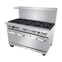 AGR-10B 60" Range 10-Burner with (2) 26" Wide Ovens, Gas