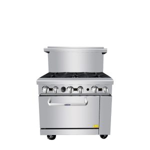 AGR-6B 36" Range 6-Burner with (1) 26" Wide Oven, Gas