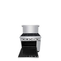 AGR-6B 36" Range 6-Burner with (1) 26" Wide Oven, Gas