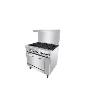 AGR-6B 36" Range 6-Burner with (1) 26" Wide Oven, Gas