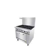 AGR-6B 36" Range 6-Burner with (1) 26" Wide Oven, Gas