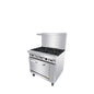AGR-6B 36" Range 6-Burner with (1) 26" Wide Oven, Gas