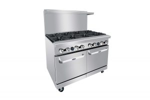 AGR-8B 48" Range 8-Burner with (2) 20" Wide Ovens, Gas