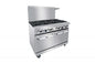 AGR-8B 48" Range 8-Burner with (2) 20" Wide Ovens, Gas