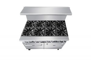 AGR-8B 48" Range 8-Burner with (2) 20" Wide Ovens, Gas