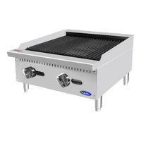 ATCB-24 Heavy-Duty Countertop 24" Char-rock Broiler, Gas