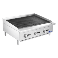 ATCB-36 Heavy-Duty Countertop 36" Char-rock Broiler, Gas