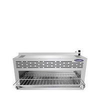 ATCM-36 Heavy-Duty 36" Wide Stainless-Steel Cheesemelter with Range, GAS