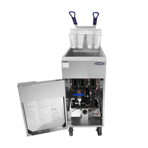 ATFS-35ES Heavy-Duty 35 lb. Stainless Steel Deep Fryer, Gas