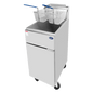 ATFS-40 Heavy-Duty 40 lb. Stainless Steel Deep Fryer, Gas