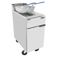 ATFS-40 Heavy-Duty 40 lb. Stainless Steel Deep Fryer, Gas