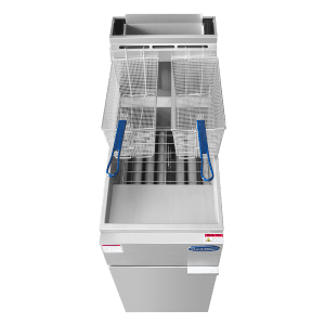 ATFS-40 Heavy-Duty 40 lb. Stainless Steel Deep Fryer, Gas