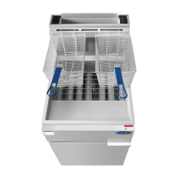 ATFS-75 Heavy-Duty 75 lb. Stainless Steel Deep Fryer, Gas