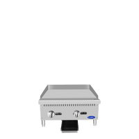 ATMG-24 Heavy-Duty Countertop 24" Manual Griddle, Gas