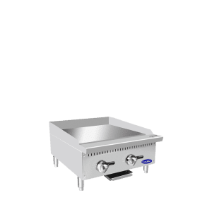 ATMG-24 Heavy-Duty Countertop 24" Manual Griddle, Gas