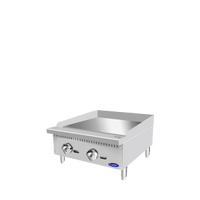 ATMG-24 Heavy-Duty Countertop 24" Manual Griddle, Gas