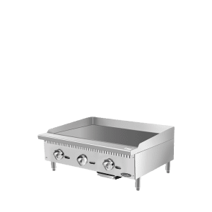 ATMG-36 Heavy-Duty Countertop 36" Manual Griddle, Gas