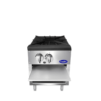 ATSP-18-1 18" Wide Heavy-Duty Stainless Steel Stock Pot Stove, Gas