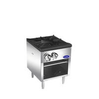 ATSP-18-1 18" Wide Heavy-Duty Stainless Steel Stock Pot Stove, Gas