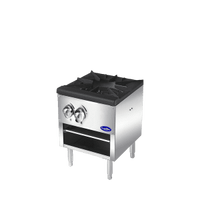 ATSP-18-1 18" Wide Heavy-Duty Stainless Steel Stock Pot Stove, Gas