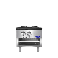 ATSP-18-1L 18" Wide Heavy-Duty Stainless Steel Stock Pot Stove, Gas, Low Version