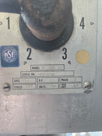 USED Hobart H600-DT 60-Gallon All-Stainless All-Purpose Mixer, 208v/60Hz/3Ph