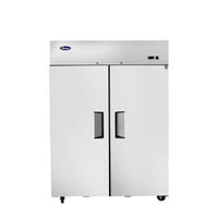 MBF8002GR — 52"-Wide Top Mount Solid 2-Door S/S Reach-in Freezer
