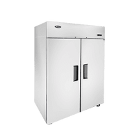 MBF8002GR — 52"-Wide Top Mount Solid 2-Door S/S Reach-in Freezer