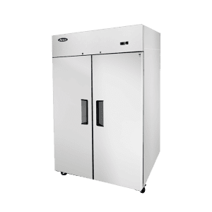 MBF8002GR — 52"-Wide Top Mount Solid 2-Door S/S Reach-in Freezer