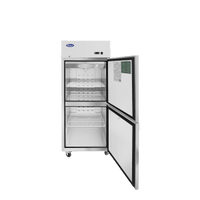 MBF8007GR — 29"-Wide Top Mount Two (2) Divided Door Reach-in Freezer, Right-Hinged
