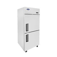 MBF8007GR — 29"-Wide Top Mount Two (2) Divided Door Reach-in Freezer, Right-Hinged