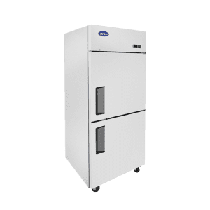 MBF8010GR — 29"-Wide Top Mount Two (2) Divided Door Reach-in Refrigerator, Right-hand Hinge