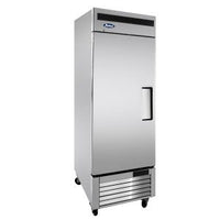 MBF8501GRL — 27"-Wide Bottom Mount Solid One-Door Reach-in S/S Freezer, Left-Hinged