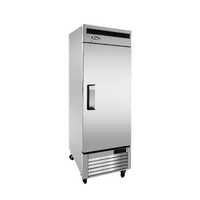 MBF8501GR — 27"-Wide Bottom Mount Solid One-Door Reach-in S/S Freezer, Right-Hinged