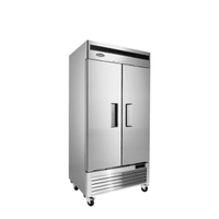 MBF8502GR — 40"-Wide Bottom Mount Solid 2-Door S/S Reach-in Freezer