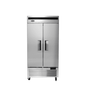 MBF8506GR — 40"-Wide Bottom Mount Solid Two-Door Reach-in S/S Refrigerator