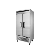 MBF8506GR — 40"-Wide Bottom Mount Solid Two-Door Reach-in S/S Refrigerator