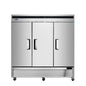MBF8504GR — 82"-Wide Bottom Mount Solid 2-Door S/S Reach-in Freezer
