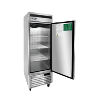 MBF8505GR — 27"-Wide Bottom Mount Solid One-Door Reach-in S/S Refrigerator, Right-Hinged
