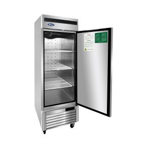 MBF8505GRL — 27"-Wide Bottom Mount Solid One-Door Reach-in S/S Refrigerator, Left-Hinged
